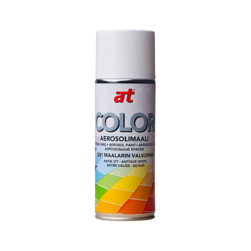 AT-Color aerosoolvärv, antiik valge, 400 ml