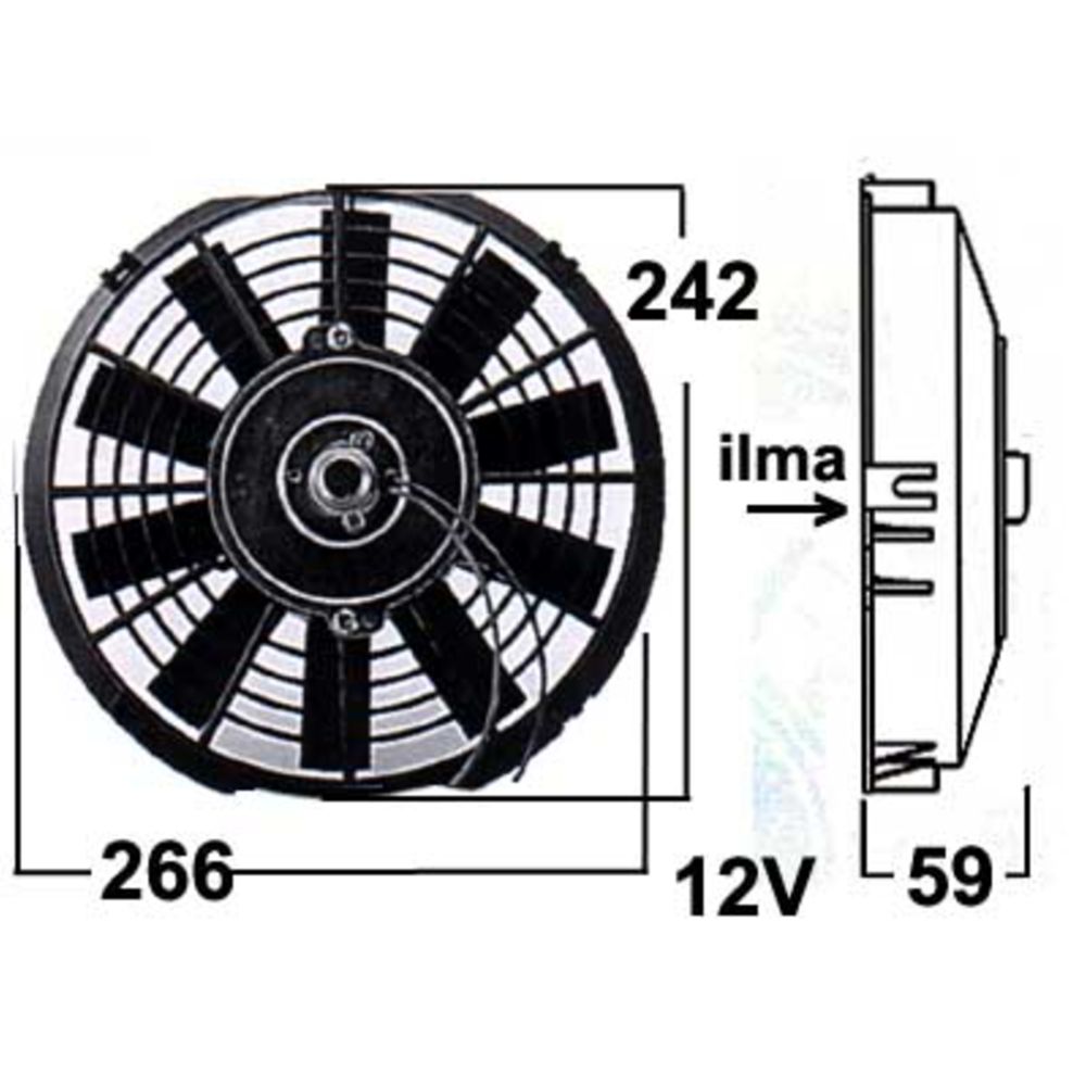 Mootorijahutuse ventilaator 48-0960