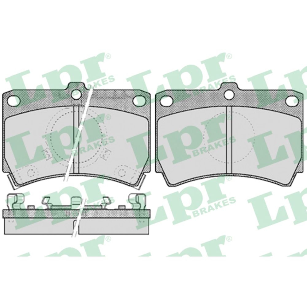 Bromsbeläggssats 22-1125
