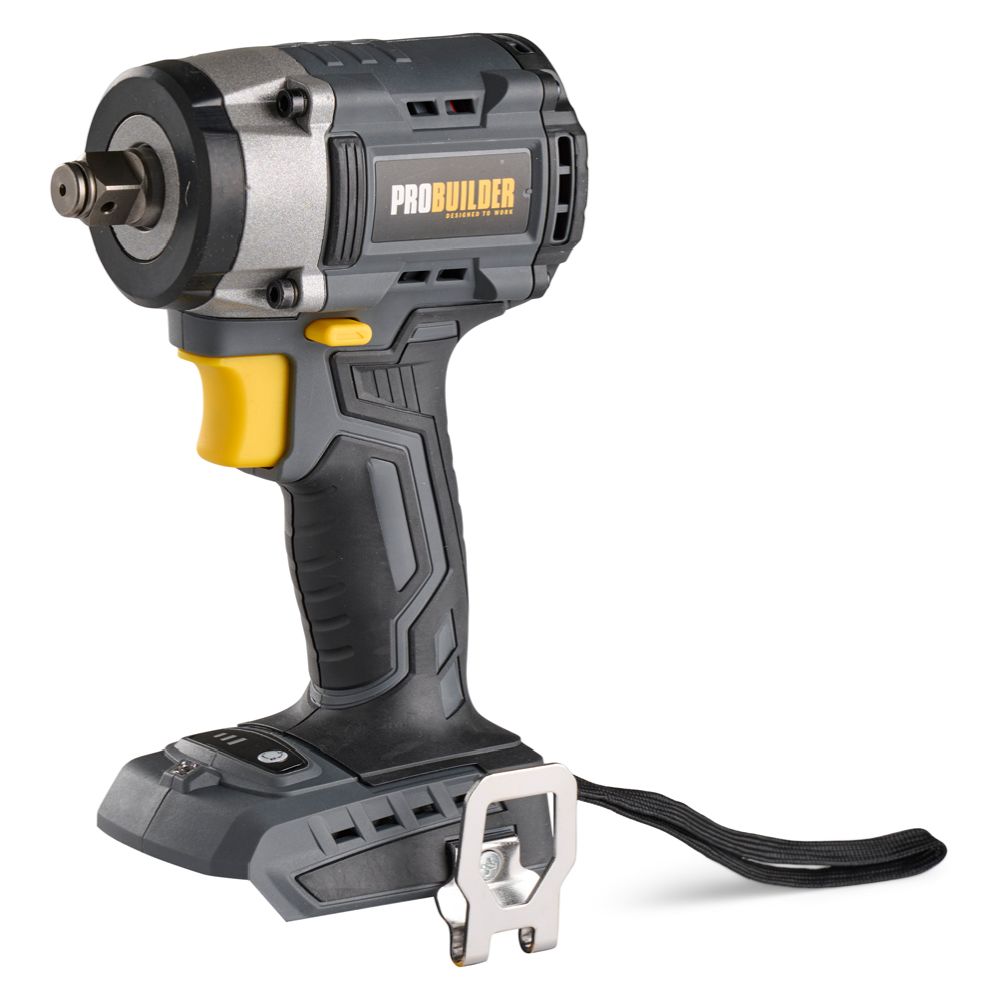 Probuilder harjadeta akulöökmutrikeeraja, 18 V, 350 Nm, ilma aku ja laadijata