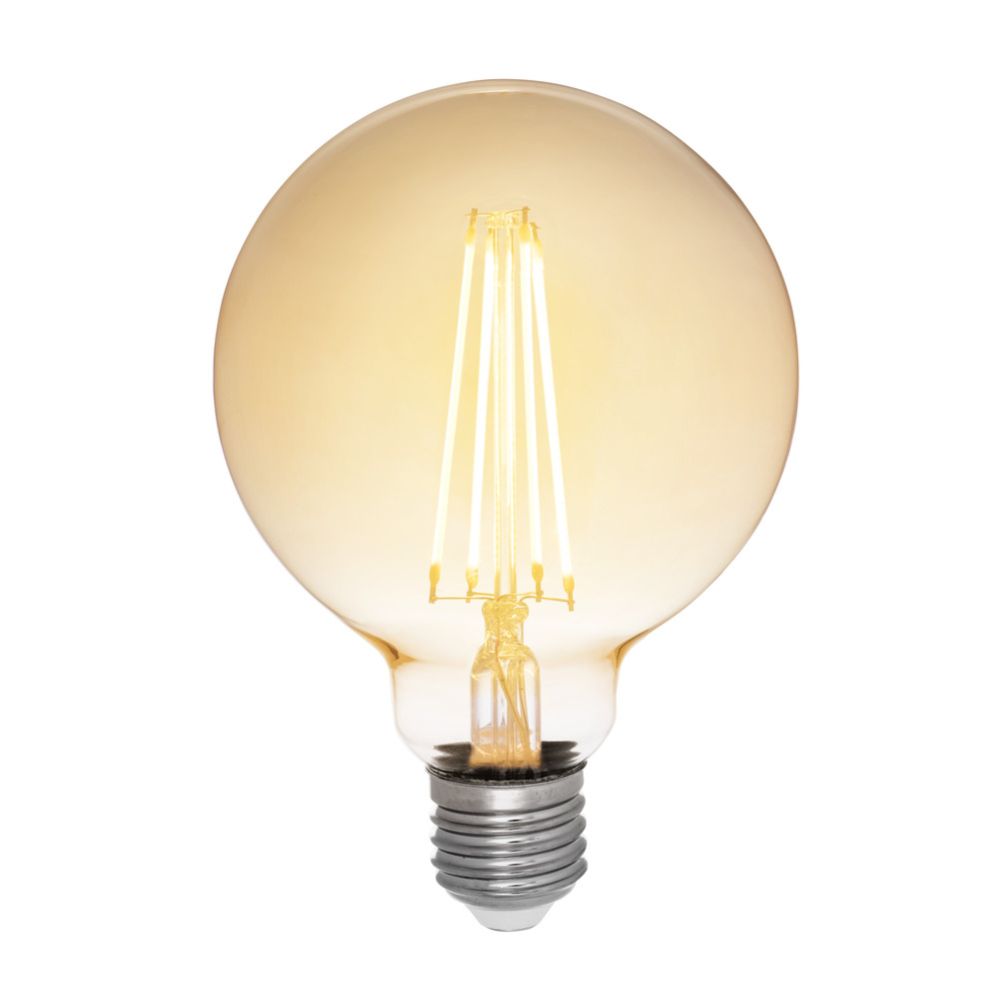 Airam Antique Globe LED-lamp, Ø95 mm, E27, 5 W, 2200 K, 380 lm, hämardatav