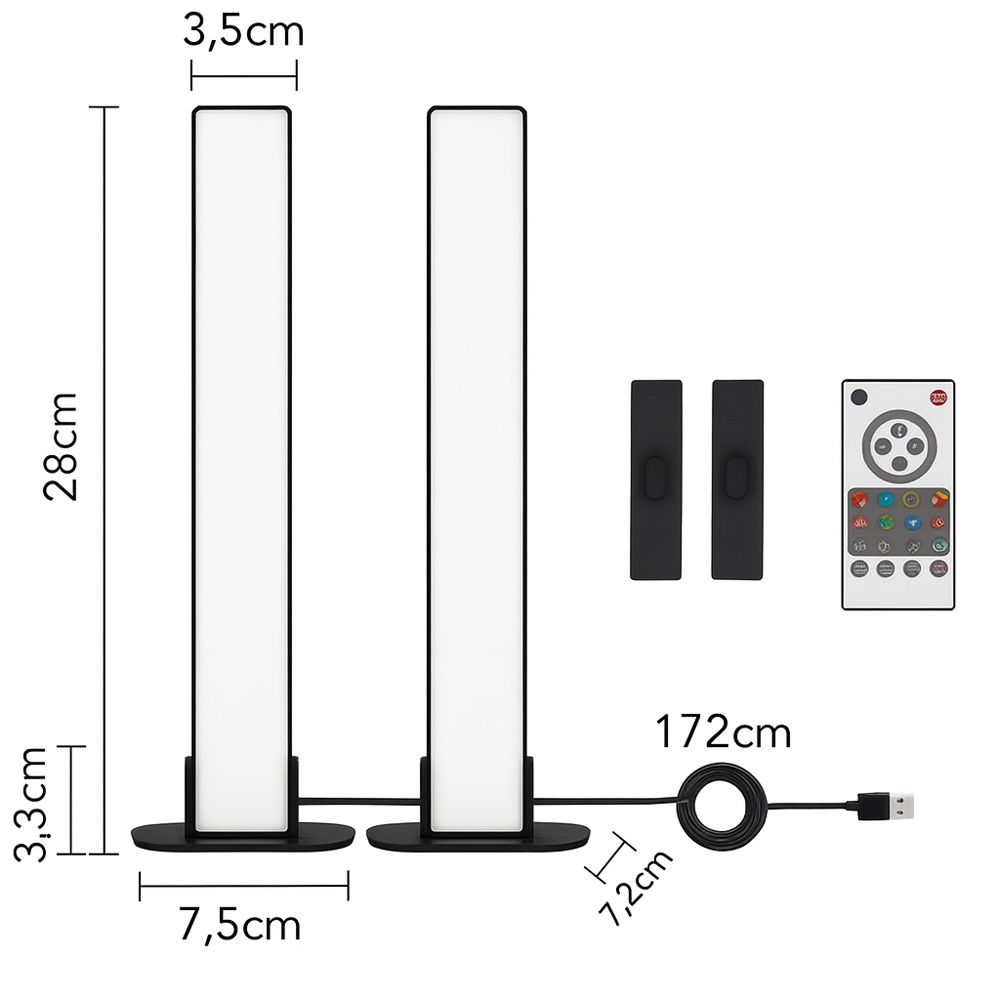 Emax Gaming LED RGB infinity tornit