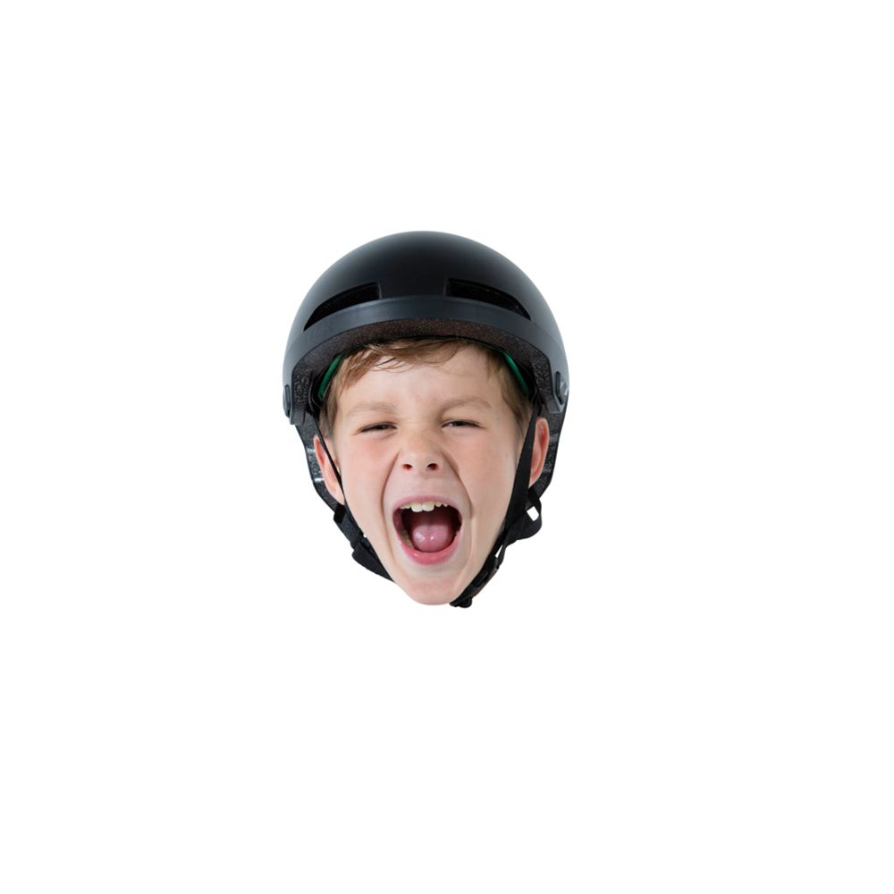 Lazer Maze JR KinetiCore Matte Black lasten pyöräilykypärä 50-56 cm