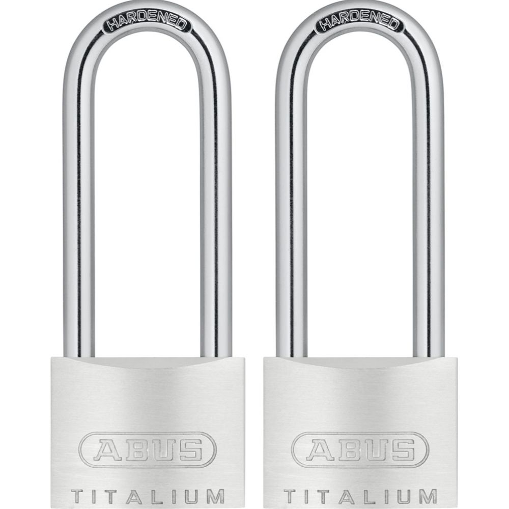 Abus riippulukko Titalium 54TI/40HB63, 2 kpl
