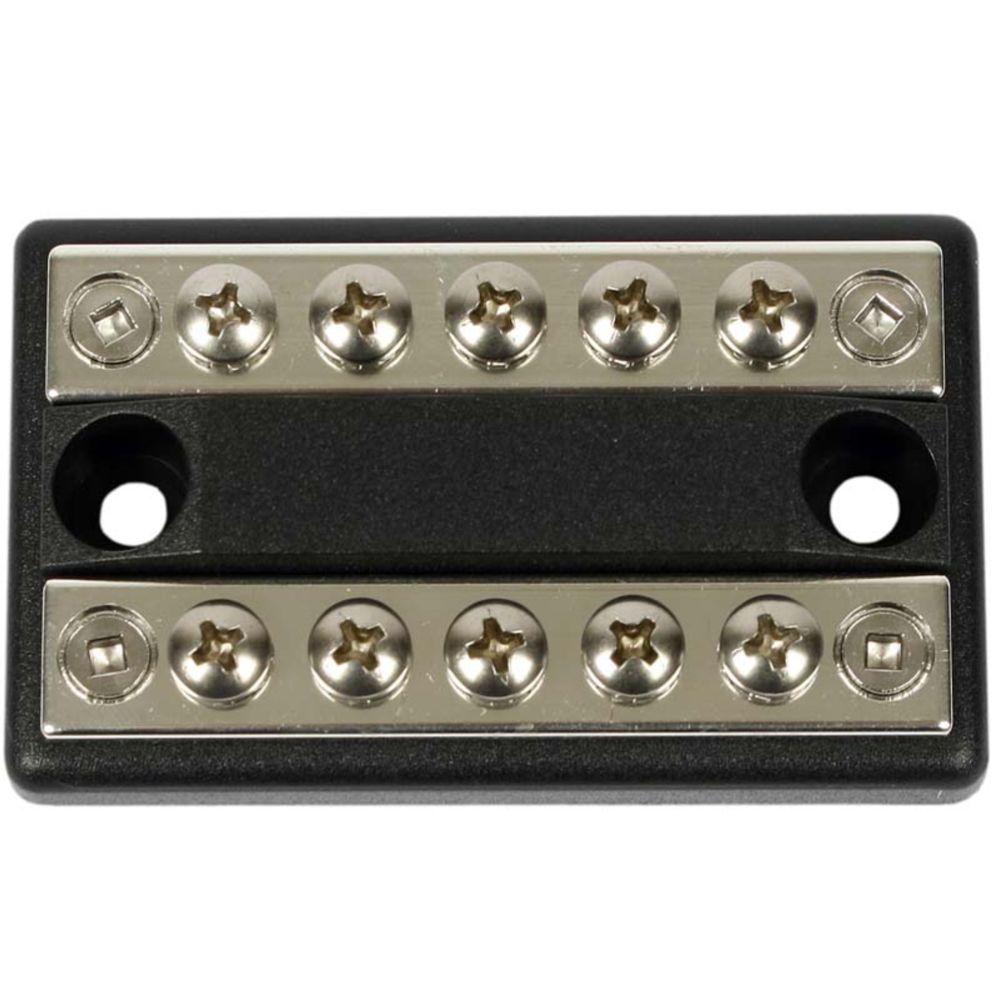Blue Sea Systems klemmliist, 2 x 5 ühenduskruvi, max 300 V / 100 Amp