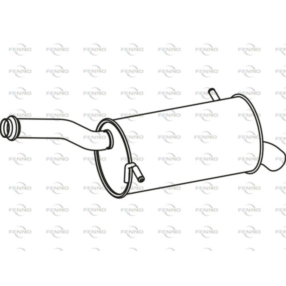 Takaäänenvaimentaja 14-01708