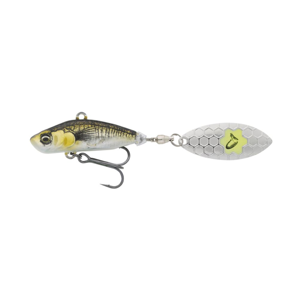 Savage Gear 3D Sticklebait Tailspin lippauistin 6,5 cm 9 g väri: Black Red