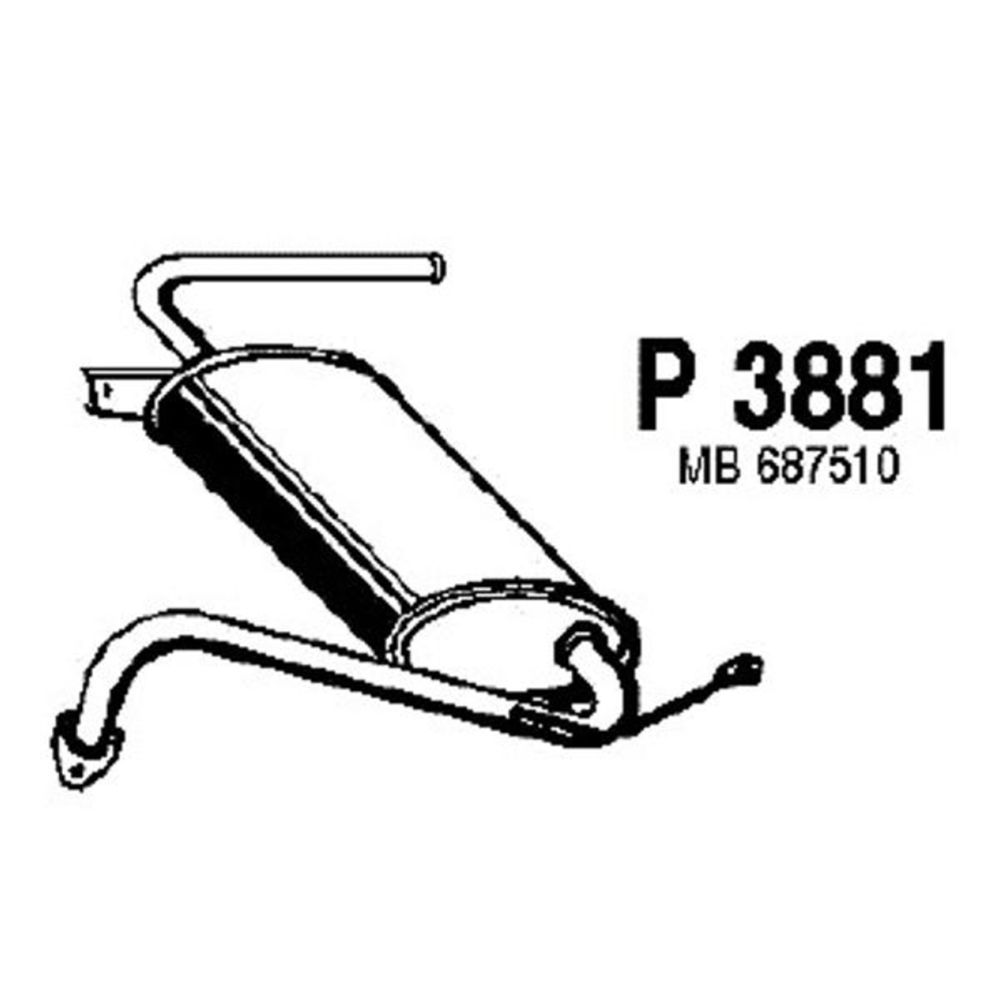 Takaäänenvaimentaja 14-3881