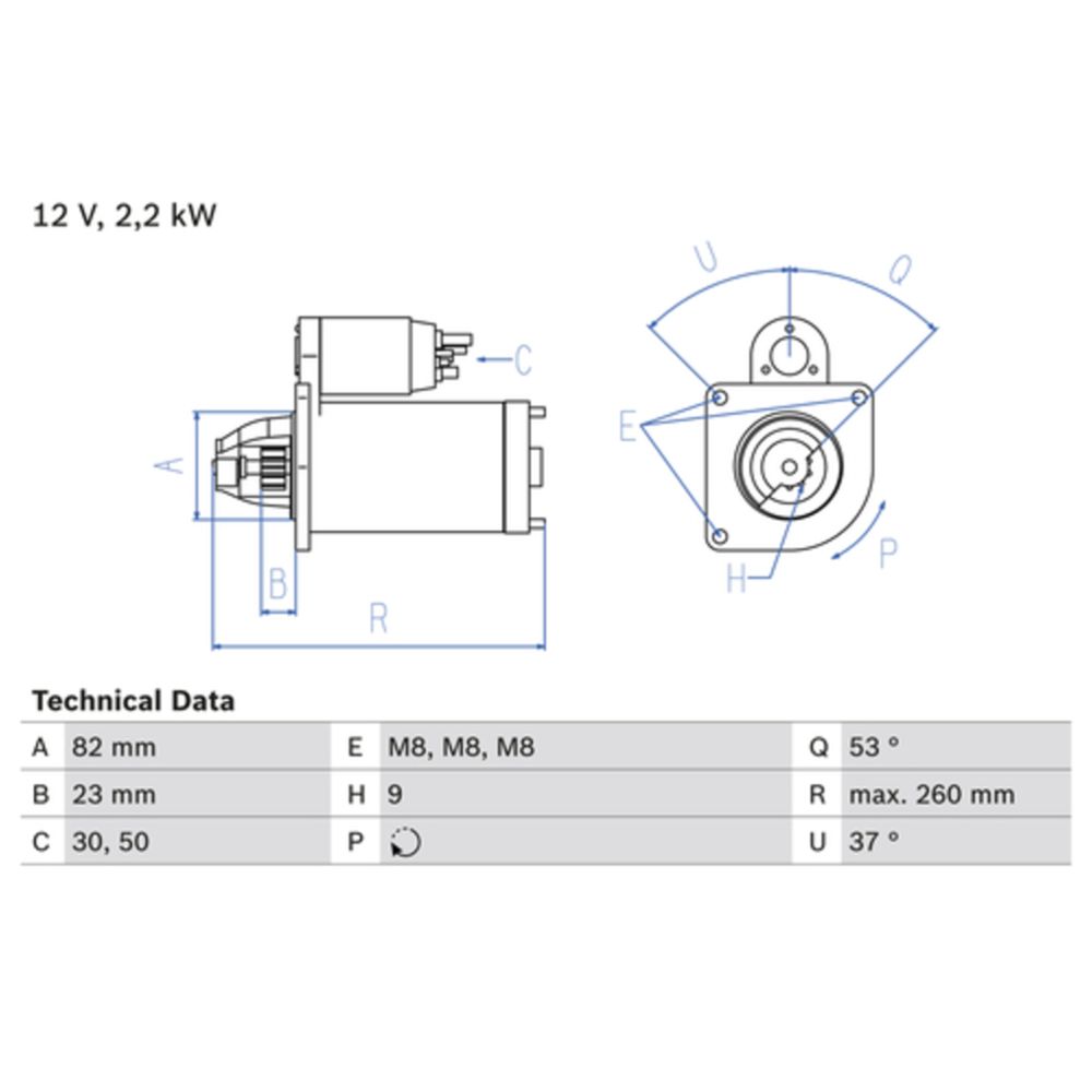 Startmotor 13-2713