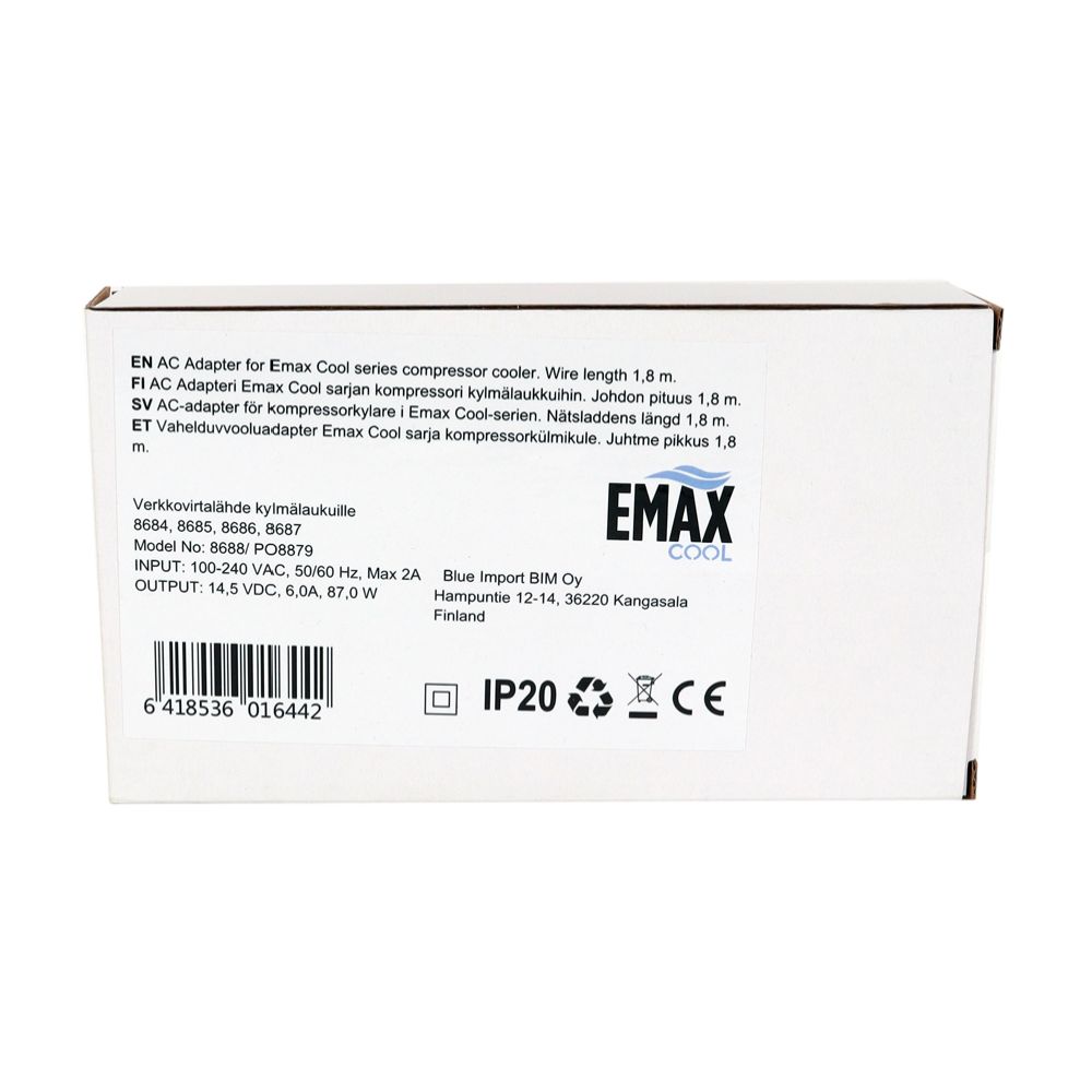 Emax Cool vahelduvvooluadapter kompressoriga külmakastidele