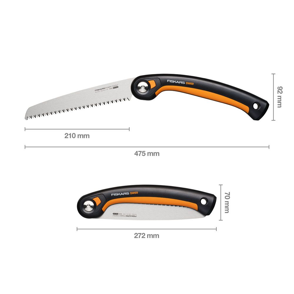 Fiskars Plus SW69 aiasaag, 21 cm