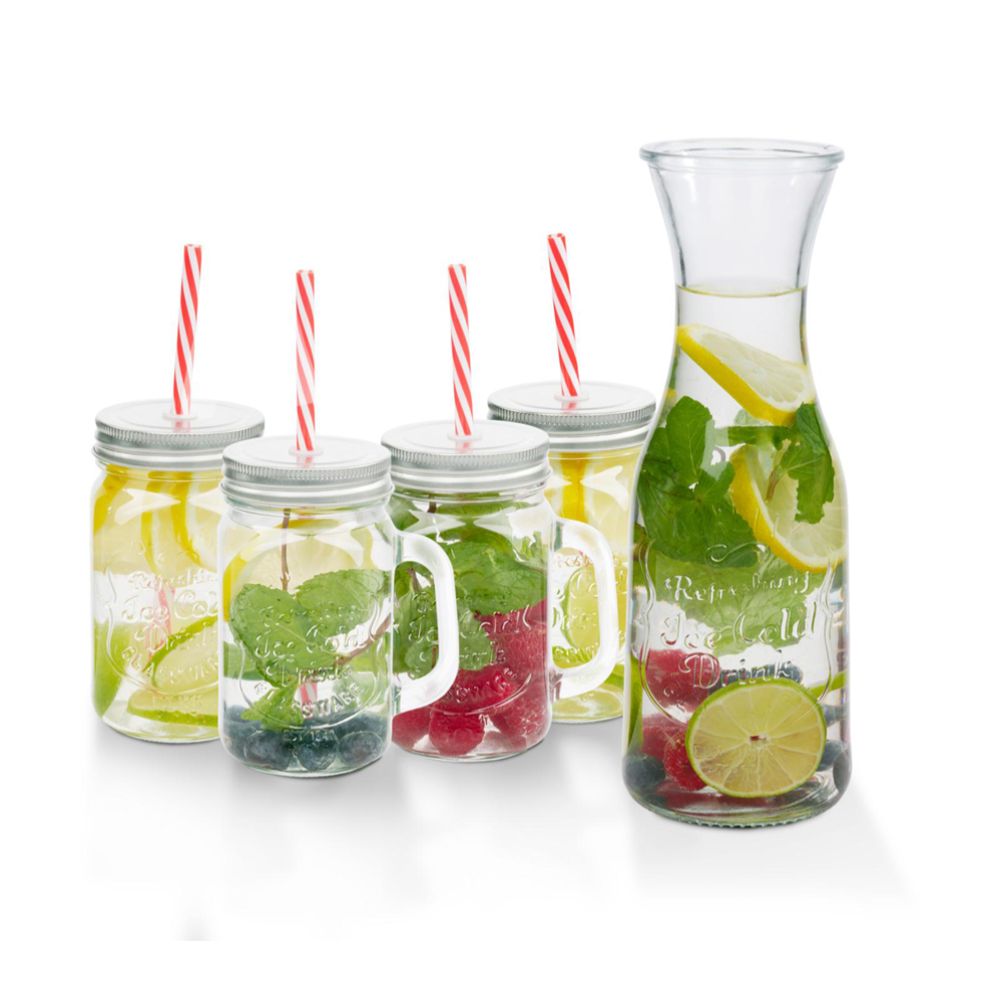 Alpina dricksglas-set med karaff