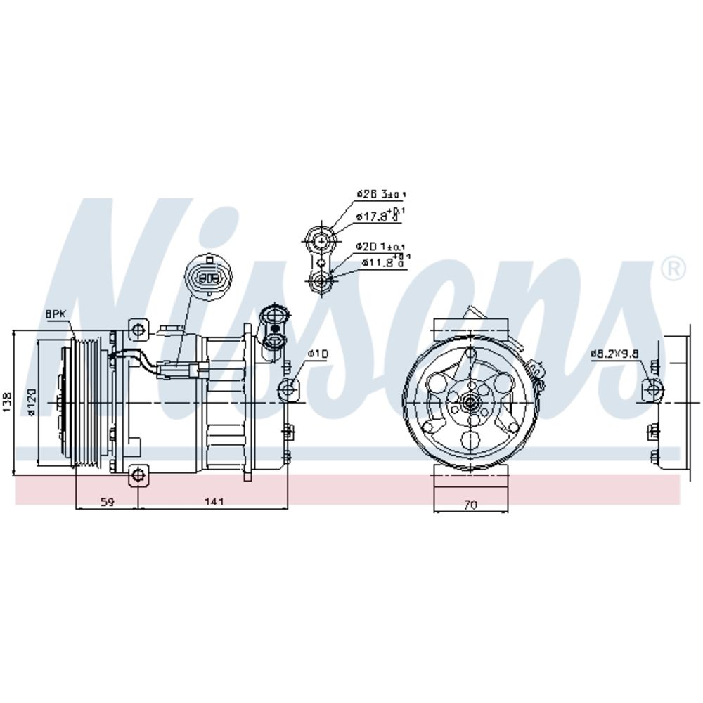 Ilmastointilaitteen kompressori 30-04010