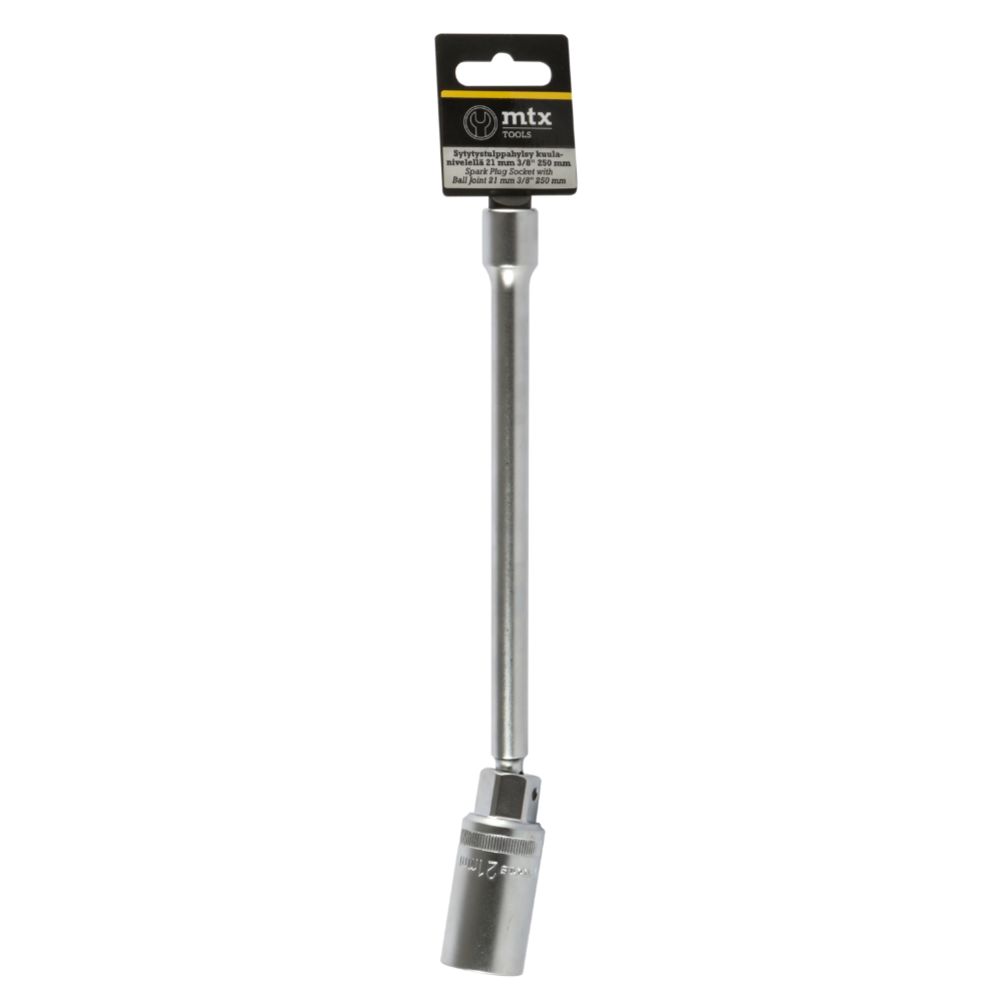 MTX Tools kuulanivelöity sytytystulppahylsy 250 mm 21 mm 3/8"
