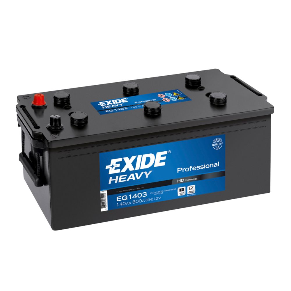 Exide EG1403 140 Ah / 800 A aku, P 513 x L 189 x K 223