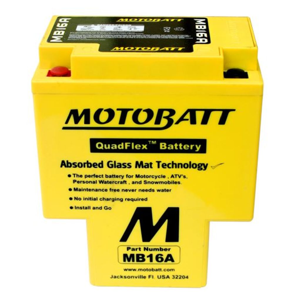 Motobatt mp-akku 12 V 19 Ah MB16A