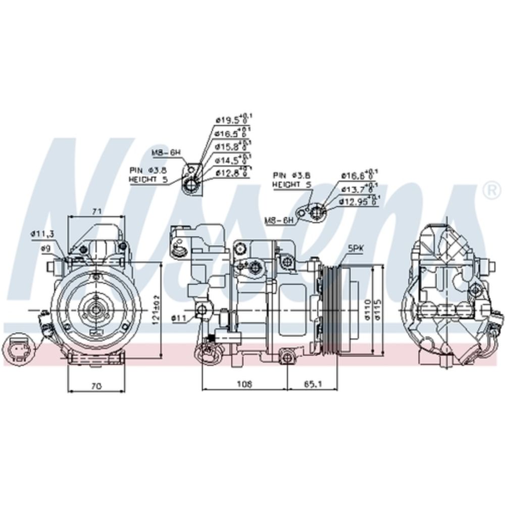 Ilmastointilaitteen kompressori 30-8150