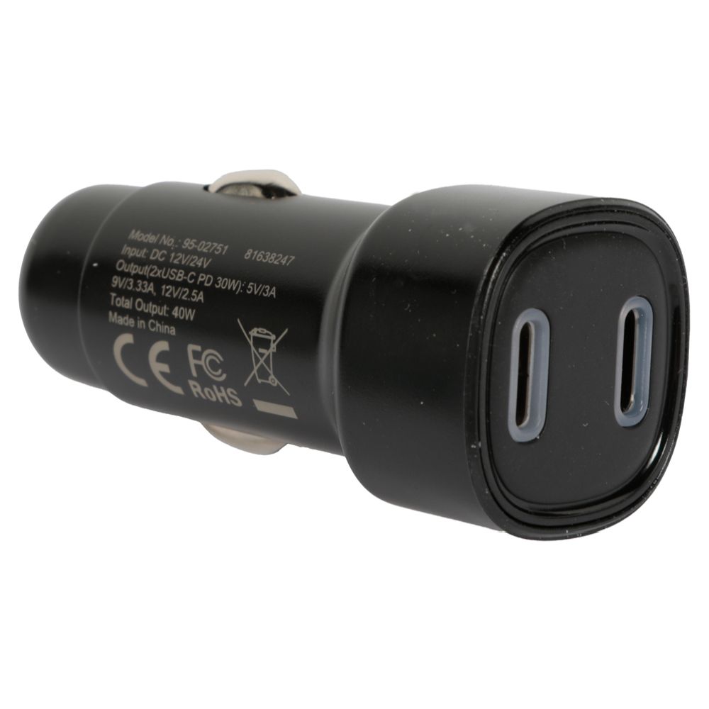 Cloudberry 4,8 A autolaturi 2 x USB-C 40 W