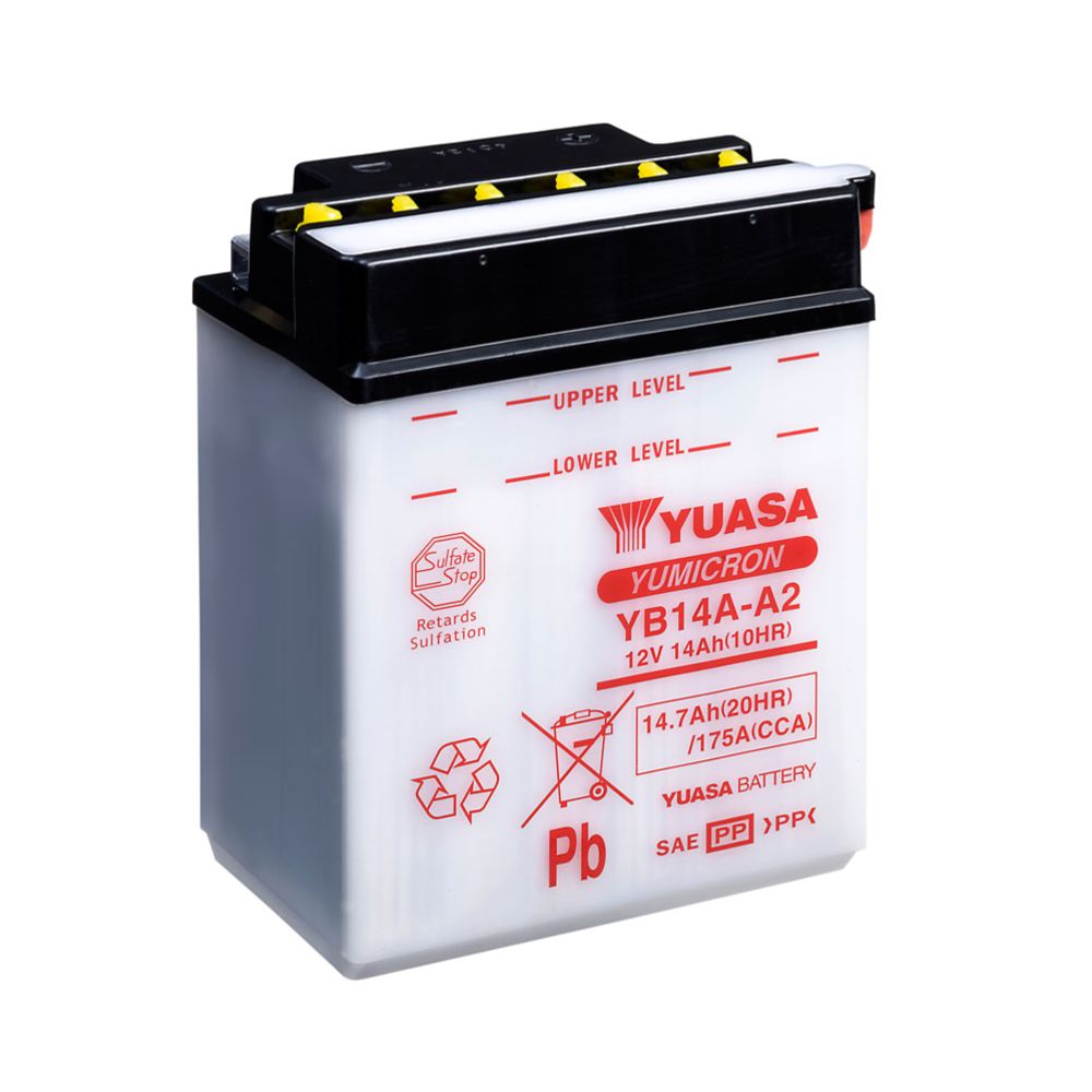 Yuasa MP-akku 12V 14Ah "YB14A-A2"