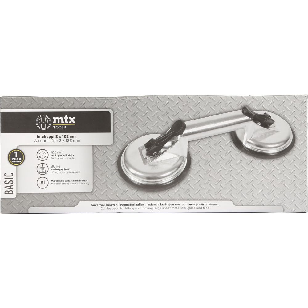 MTX Tools Basic vakuumlyftare 2 x 122 mm