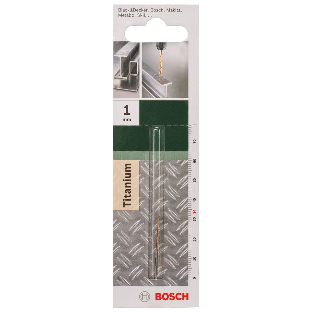 Bosch metallipuur HSS-TiN DIN 338