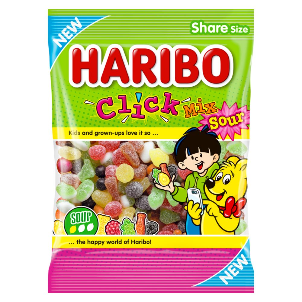 Haribo Click Mix Sour 250 g