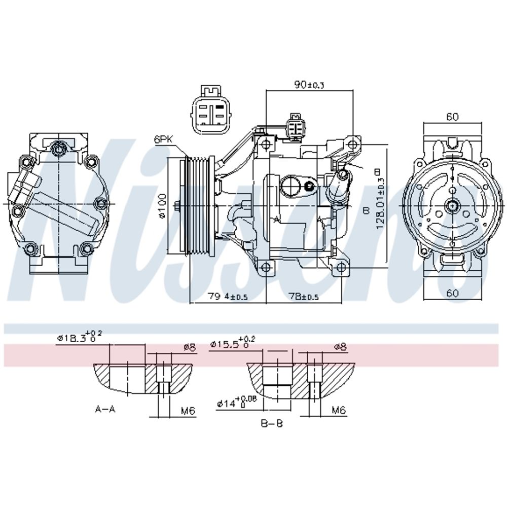 Ilmastointilaitteen kompressori 30-00131