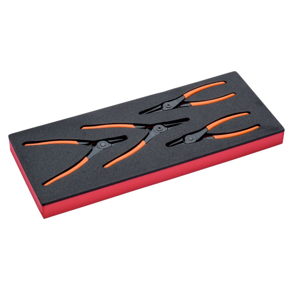 Bahco FF1E4002 Fit&Go 1/3 4-osaline vahtplastalusega lukustusrõngatangide komplekt