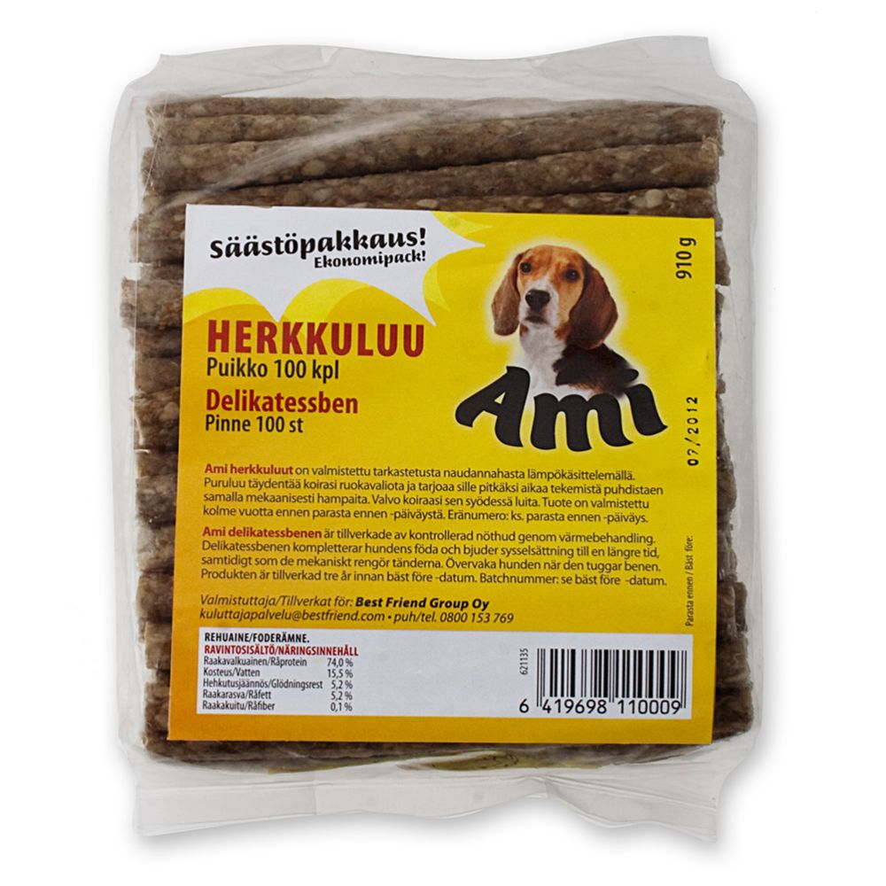 Ami herkkuluupuikko 100 kpl 910 g