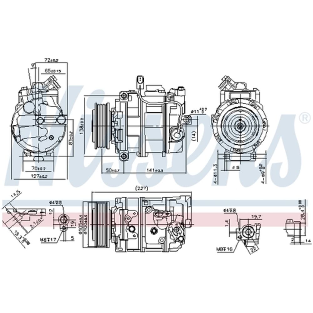 Ilmastointilaitteen kompressori 30-04409