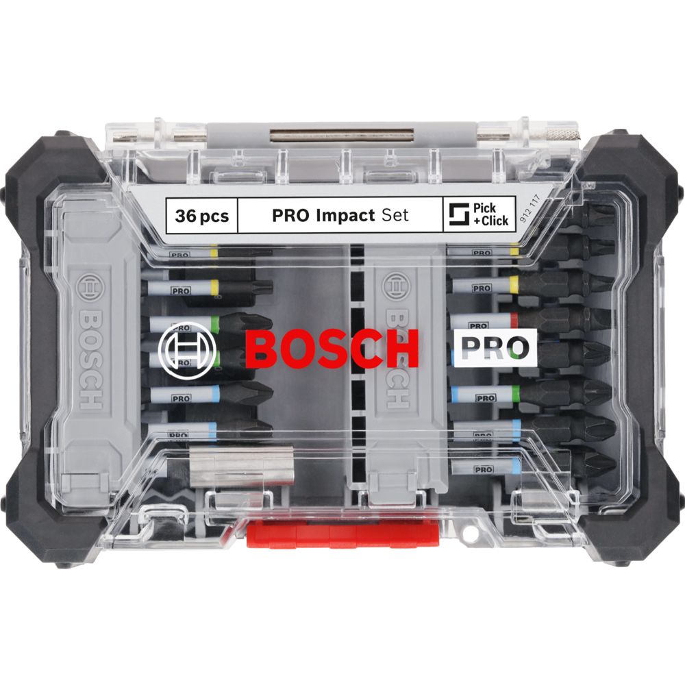 Bosch löögikindel kruvikeeraja otsikute komplekt, 36 osa