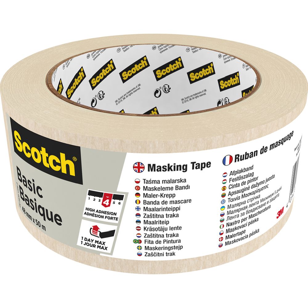 Scotch Basic maalarinteippi 48 mm x 50 m