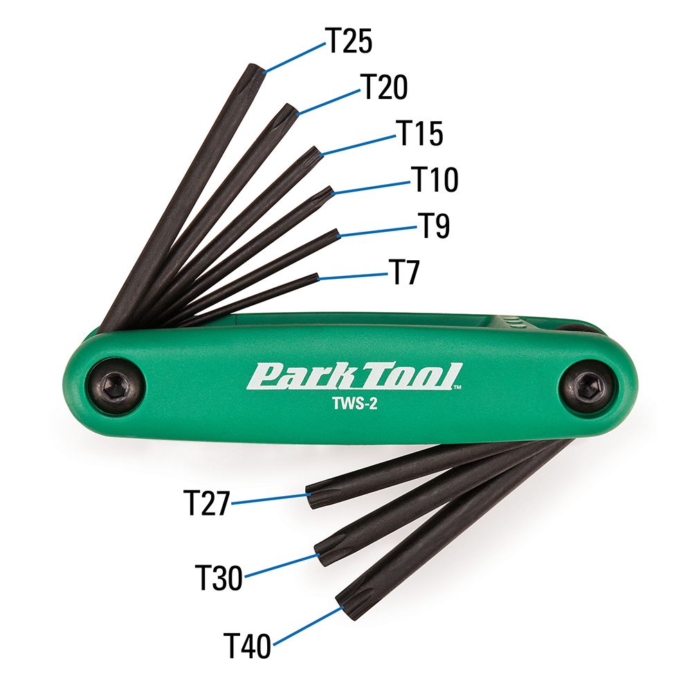 Park Tool TWS-2 Torx-nyckelsats