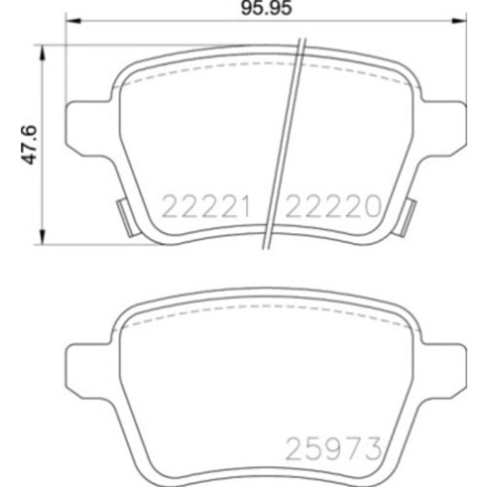 Piduriklotside komplekt 22-0623