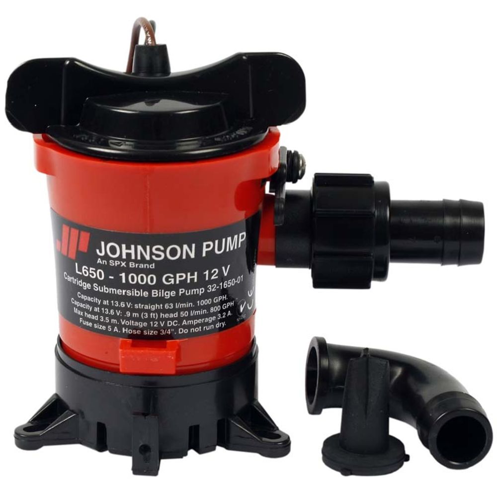 Johnson L650 pilsipump, 63 l / min, 12 V