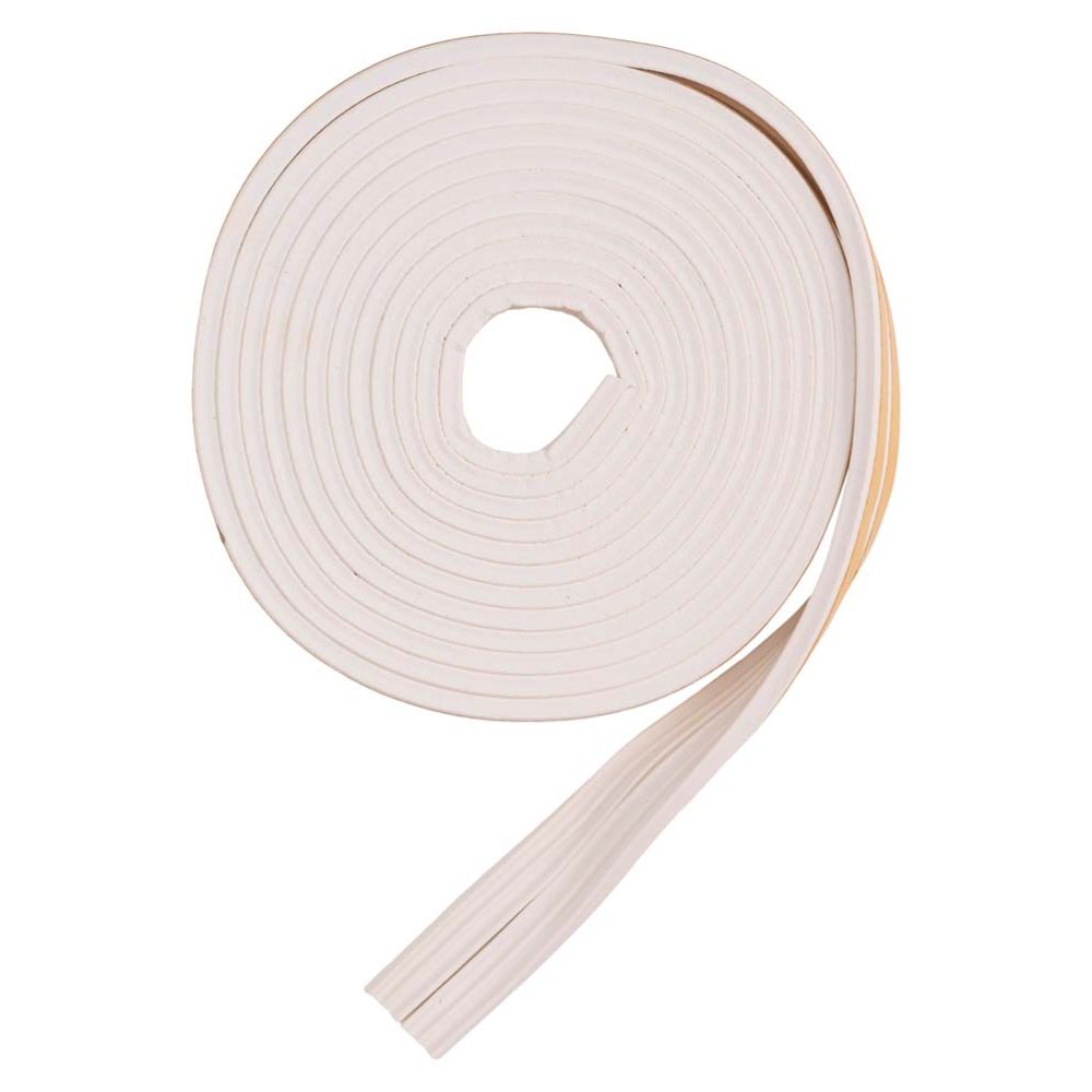 Probuilder ikkuna- ja ovitiiviste E-profiili 9 x 4 mm valkoinen 6 m