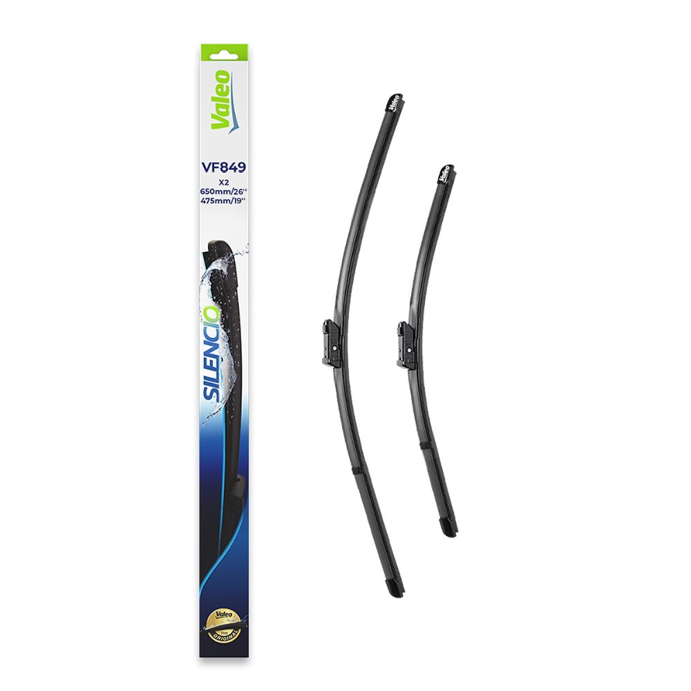 Valeo Silencio VM849/VF849 pyyhkijänsulkapari 47,5 + 65 cm