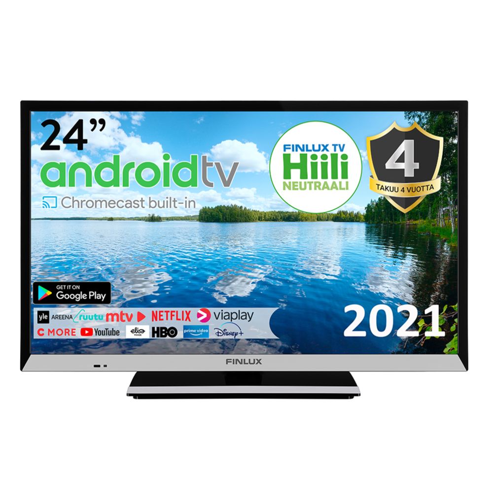 Finlux 24" Android Smart TV 12 V / 230 V