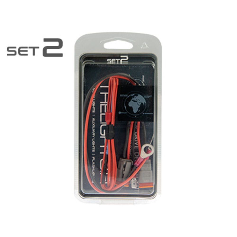 Plug & Drive kabelsats för extraljus 2 x DT 2-polig kontakt SET2 12/24 V (CAN-kompatibel)