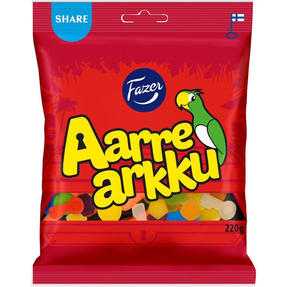 Fazer Aarrearkku karkkipussi 220 g