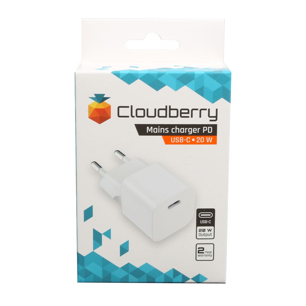 Cloudberry väggladdare PD USB-C 20 W