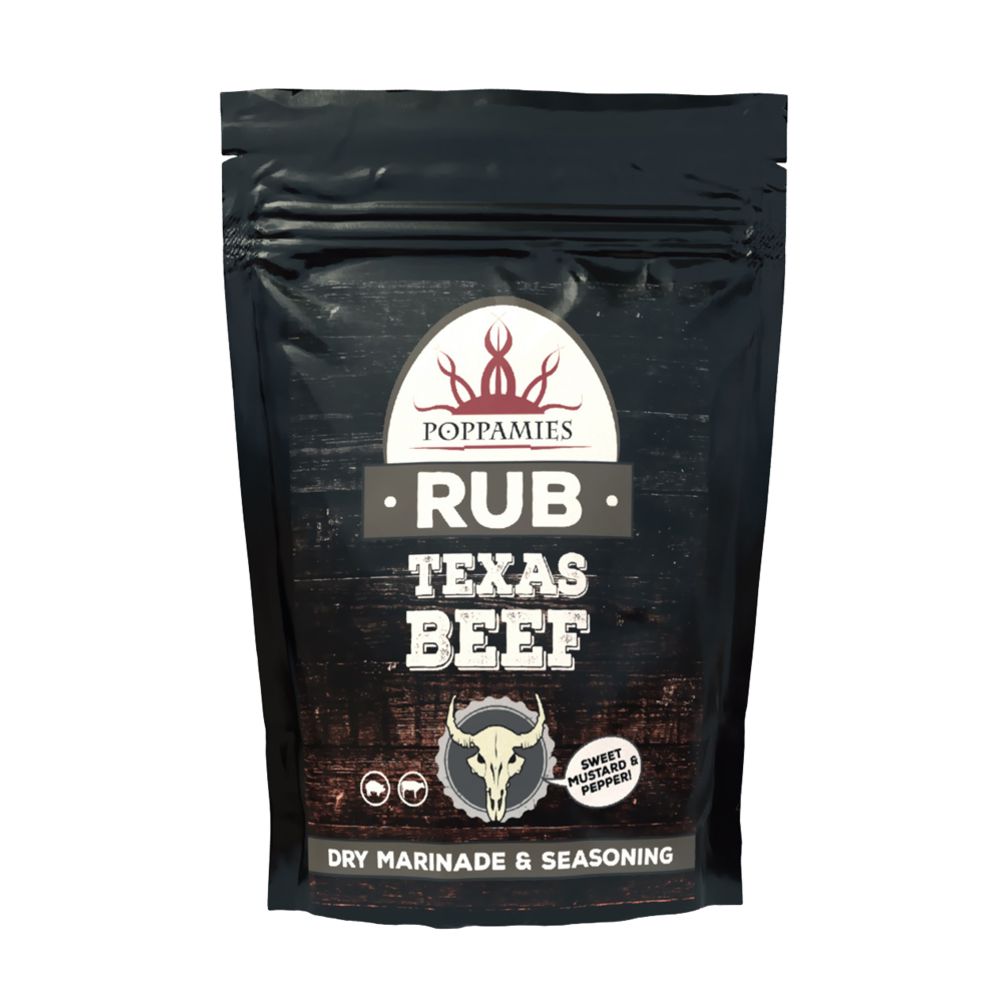 Poppamies Rub Texas Beef maitseainesegu, 200 g