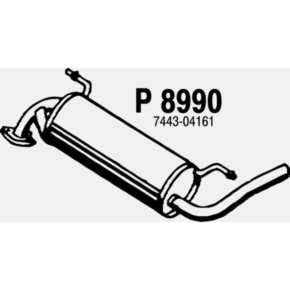 Takaäänenvaimentaja 14-8989