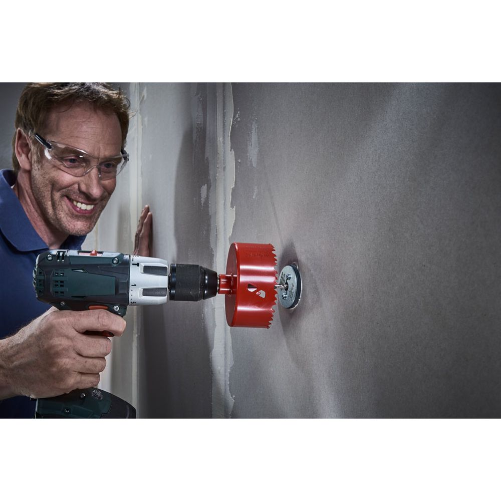 Wolfcraft® centreringsverktyg för hålsåg (initialhål 35–70 mm)