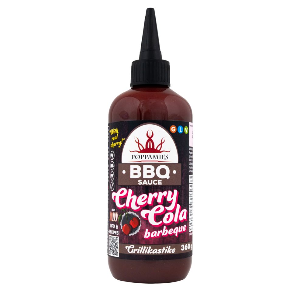 Poppamies BBQ Sauce Cherry Cola grillsås 360 g