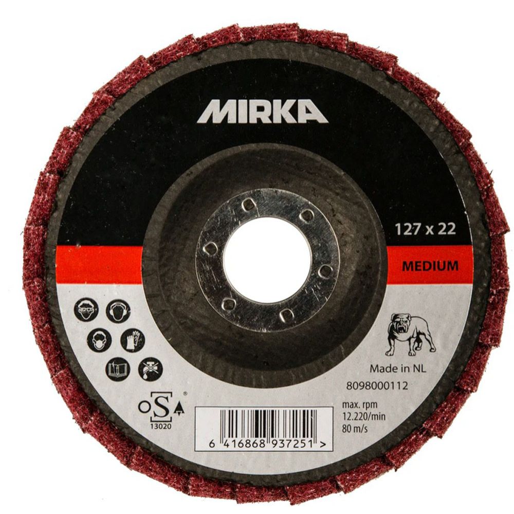 Mirka lamellketas keskmise karedusega 125 mm