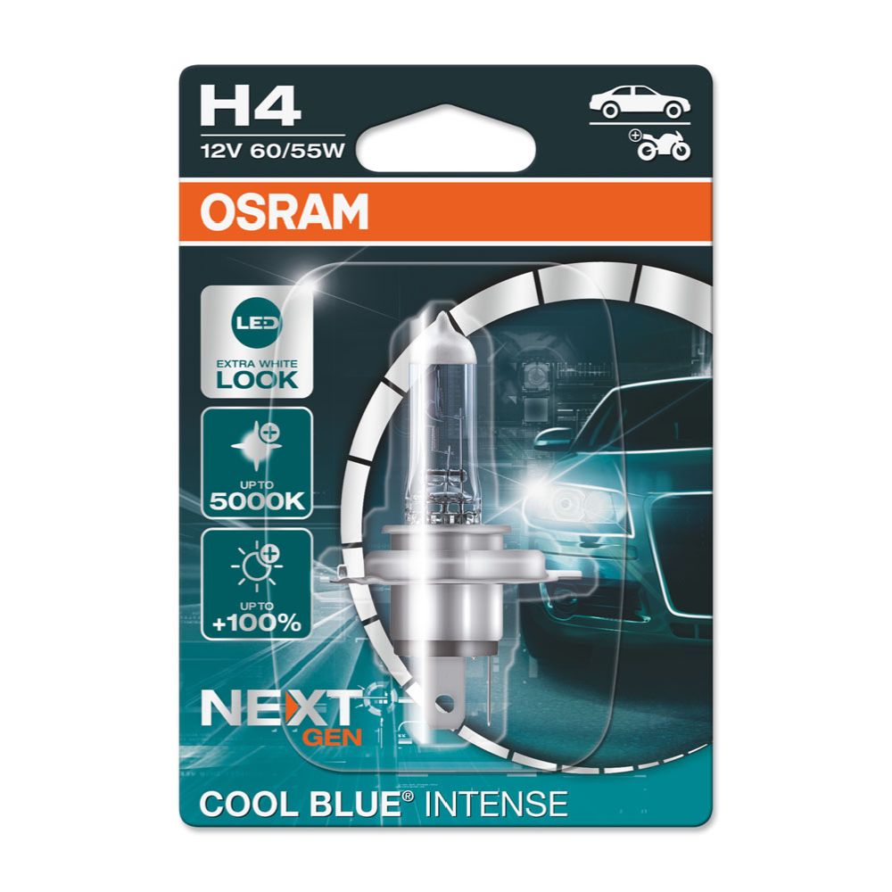 Osram CoolBlue Intense NextGen H4 lampa 12 V 60/55 W