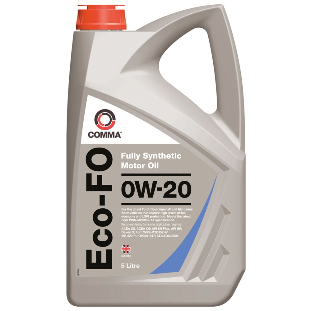Comma Eco-FO 0W-20 5 l moottoriöljy