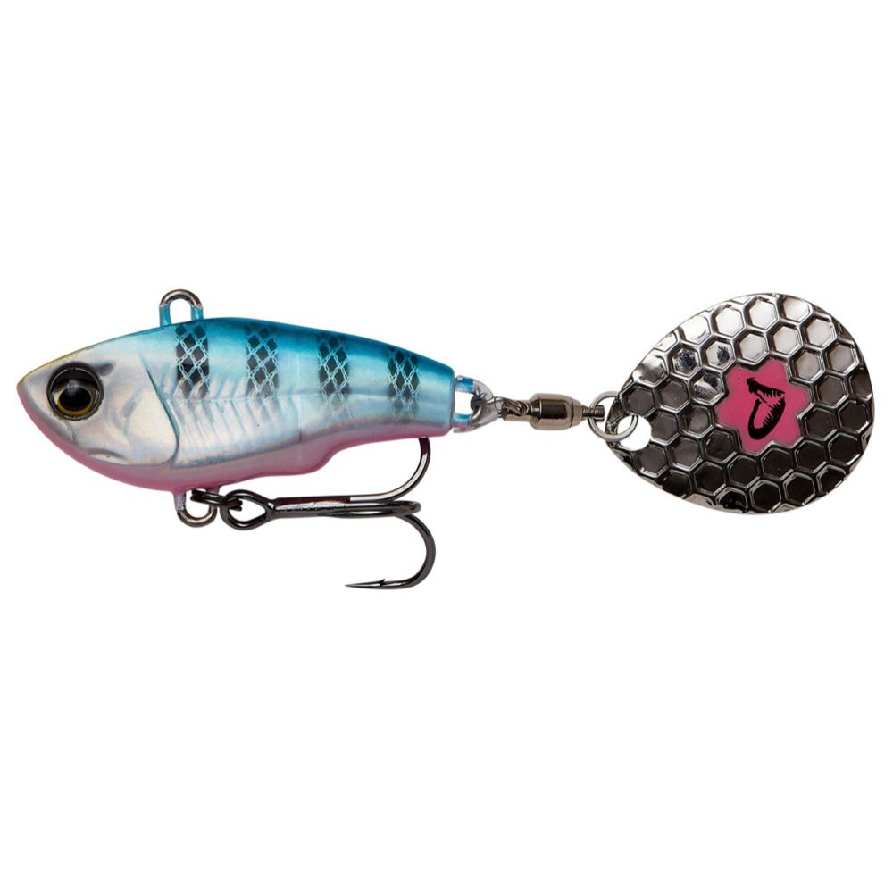 Savage Gear Fat Tail Spin lippauistin 8 cm 24 g väri: Black Magic