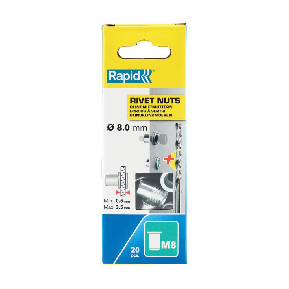 Rapid mutterneet, M8, 20 tk